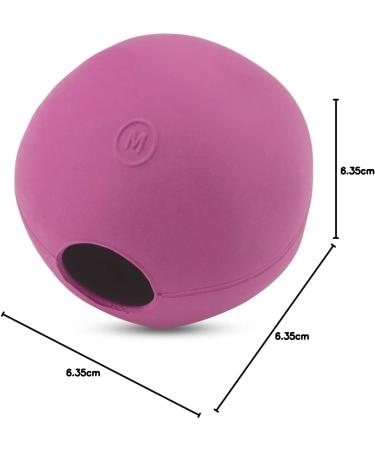 Buy BecoThings Dog Toy Ball - Medium Pink | Eco-Friendly & Durable Pet Plaything - Buy Online on GoSupps.com