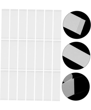 BIUDECO Fashion Clothing Tape 300 Sheets Anti-Light Stickers Non- Double Sided Tape White Transparent Stickers Bra Tape Whitex5pcs 8.5x1.2cmx5pcs - Buy Online on GoSupps.com