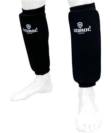 Sedroc Shin Guards Protective Leg Sleeves for Kids Youth and Adults Karate MMA Sparring Small