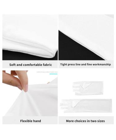 dijiusidy 1 Pair Manicure Protection Glove Hands Sun-proof Protector Non-slip Nail Art Gloves for Professional Short - Buy Online on GoSupps.com