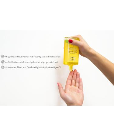 ALVA NATURE COSMETICS Jojoba Oil 125 ml - 100% Natural Vegan Hair & Body Care - Moisturizing Skin & Nail Oil Sustainable & Certified - Buy Online on GoSupps.com