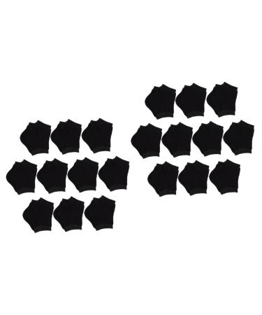 FRCOLOR 20 Pairs Silicone Heel Socks Cracked Heels Heel Socks for Dry Compact Heel Sleeve Sock Heels Heel Repair Socks Foot Protectors for Feet Elastic Heel Socks Elasticity Socks