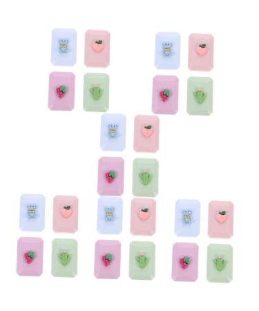 Solustre 24 STK contact lens container LINSEN STUTION SET travel case for eye lenses Lens bag lens case lens container lens container.