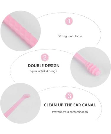DOITOOL 30Pcs Disposable Ear Wax Removal Pick - Flexible Plastic Ear Cleaners for Personal Care and Back Scratcher - Buy Online on GoSupps.com