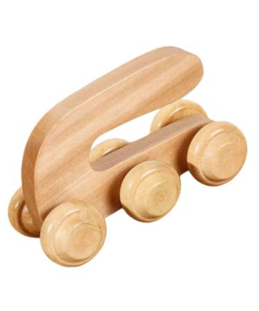 Healeved roller massage device Hand massage devices anti-roller wood roller massager for the body massage roller for the legs leg massage tab Massage stick made of wood small wood