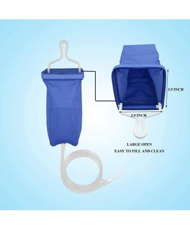 Kimilike 2L Reusable Travel Enema Kit | Non-Toxic Silicone Coffee & Water Colon Cleaning Bags & Accessories - Buy Online on GoSupps.com
