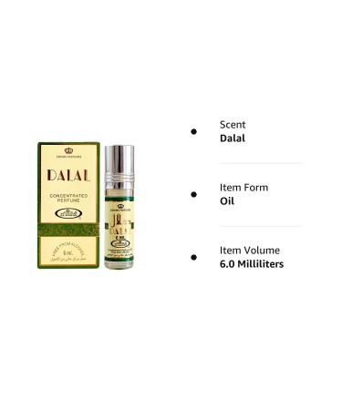 Al-Rehab Dalal Concentrated Perfume Oil for Women 0.2 Ounce - Buy Online on GoSupps.com