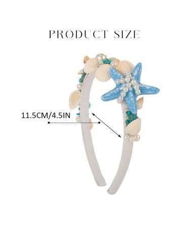 Unicra Starfish Pearl Bridal Headband - Beach Wedding Hair Accessories - Buy Online on GoSupps.com