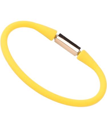 Buy Anti-Static Wrist Bands | Silicone Sports Bracelet | Yellow Negative Ion Energy Balance Wristband for Healthcare - Shop Internationally - Buy Online on GoSupps.com