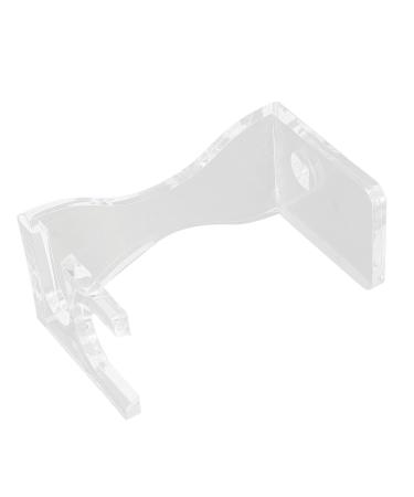 Durable Acrylic Beard Bracket & Brush Exhibition Stand | Versatile Transparent Bathroom Storage for Men - Buy Online on GoSupps.com