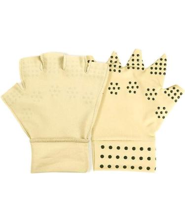 Fingerless Arthritis Gloves - Breathable Compression Therapy for Hand Pain Relief Moisture Wicking Magnetic Support for Daily Activities - Buy Online on GoSupps.com