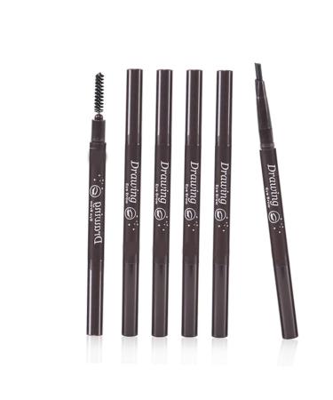 DOITOOL 2 1 Eyebrow Brush Eyebrow Pen Microblading Pen Eyebrow Pencil Brush 3d Makeup Five Colors