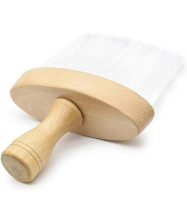Frcolor Barber Dust Brush - Vintage Wooden Shaving Brush & Hairdressing Tool | Salon Cleaning Brush 15x12x12cm - International Shipping Available - Buy Online on GoSupps.com