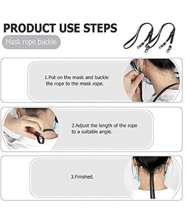 Adjustable Mask Lanyards - 10 Pack Multicolored Elastic Mask Chains for Kids Women & Men - Buy Online on GoSupps.com