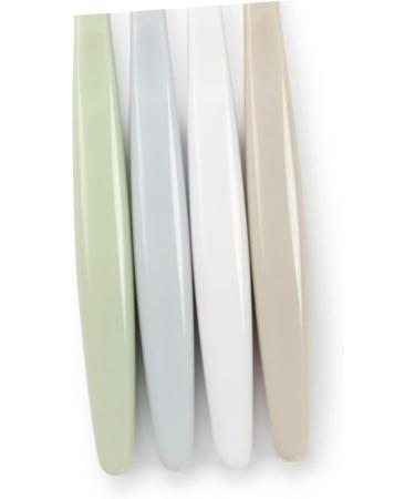 Minkissy 4-Piece Bristle Toothbrush Set - Eco-Friendly Adult Hand Toothbrushes in Khaki for Home Use - Buy Online on GoSupps.com