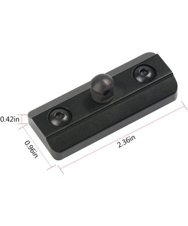 Xaegistac MLOK Bipod Adapter Mount - MLOK Sling Stud - 4 T-Nuts, 4 Screws, 1 Wrench - Buy Online on GoSupps.com