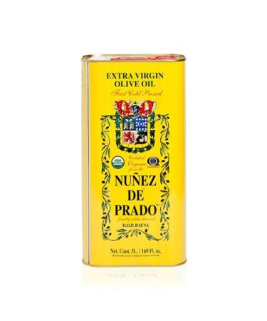 5 litre tin extra virgin olive oil organic - Nu ez de Prado By Oliva Oliva Internet SL - Buy Online on GoSupps.com