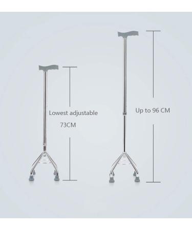 Scalable Crutches Four Feet Non Slip Shock-Absorbing Crutches Aluminum Alloy Old People Walking aids Interesting - Buy Online on GoSupps.com
