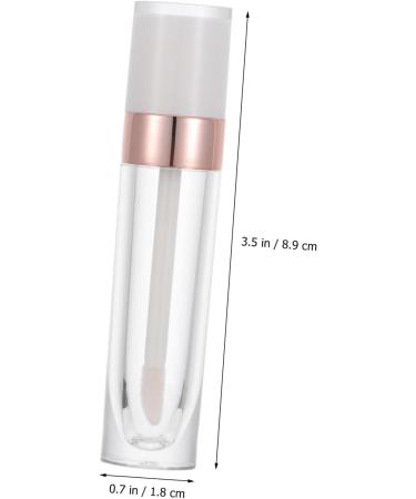  WEKADRIN 9 Pieces Transparent Small Refillable Bottles for DIY Lip Gloss Lip Balm Compact Lightweight Leakproof Reusable for Outdoor Activities Random - Buy Online on GoSupps.com