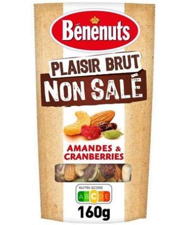 Benenuts Plaisir Brut Non Melange Almonds Cranneberies Cajous Grapes 160 g - Pack of 3  - Buy Online on GoSupps.com