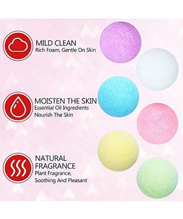 24-Piece Handmade Bath Bombs Set with Essential Oils - Perfect Birthday or Christmas Gift for Women, Mothers, Kids, and Girls - Colorful Fizzy Bubble Spa Experience - Buy Online on GoSupps.com