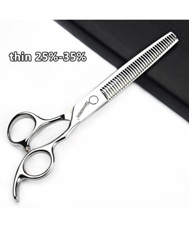 Buy 6/6.5 Inch Professional Hair Scissors & Thinning Shears - Set of 5 for Hairdressing | International Shipping - Buy Online on GoSupps.com