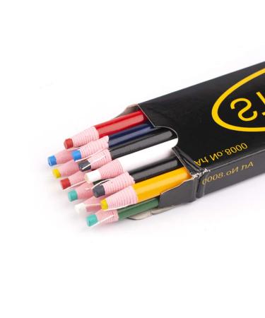 Lohas Select 12 Pieces Sewing Mark Pencil Tailor's Marking and Tracing Tools Free Cutting Crayons Sewing Fabric Pencil 6 Colors (6 Colors) - Buy Online on GoSupps.com
