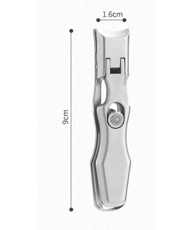UNbit Nail Cutter Portable Ultra Sharp Nail Fingernail Clipper Steel Wide Jaw Opening Anti Splash Fingernail Clippers Nail Cutter Manicure (Color : Schwarz) - Buy Online on GoSupps.com