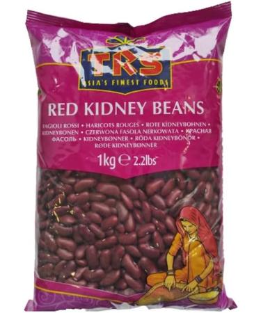 TRS Red Kidney Beans | 1KG | Vegan | GMO Free | Dark Red | High Fibre | High Protein | Indian Origin (pack of 2) - Buy Online on GoSupps.com