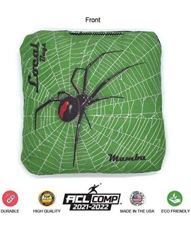 Lime Mamba Series ACL Comp Approved Cornhole Bags 2021-2022 - Set of 4, Made in USA - Buy Online on GoSupps.com