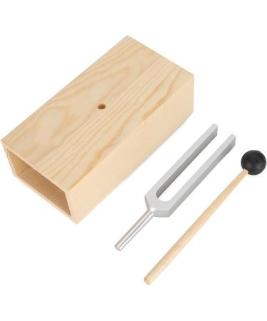 440Hz Tuning Fork Set - Sound Healing Therapy Tool for Yoga & Meditation | Includes Hammer & Wooden Stand - Buy Online on GoSupps.com