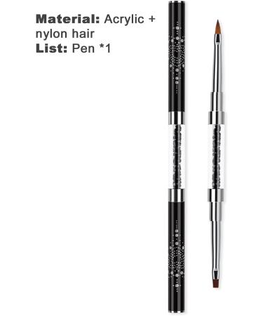 Sanwood Nail Pencil & Nail Art Brush - Double Head Strass Pen Holder for Cosmetics & DIY Nail Art - Buy Online on GoSupps.com