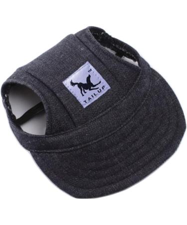 Urfeda Adjustable Dog Baseball Cap - Sun Protection Hat for Pets | Summer Travel Hat with Ear Holes & Chin Strap | Gray - Perfect for Outdoor Family Adventures - Buy Online on GoSupps.com