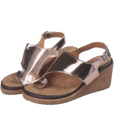 Creev Women s Platform Wedge Sandals for Big Toe Correction | Summer Travel Slippers (EU 35-38) - Buy Online on GoSupps.com