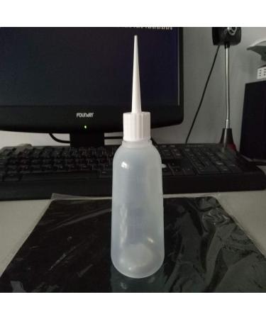 U-K 100ML Industrial Glue Gel Oil Reusable Plastic Squeeze Bottle Liquid Dispensing Dropper Bottles with Scale for Crafts Art Glue Multi Purpose as shown - Buy Online on GoSupps.com