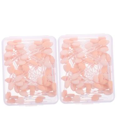 MAGICLULU 100 Pcs Double Ended Eyeshadow Brush Makeup Brush Eyeshadow Makeup Accessories Girl Makeup Tools