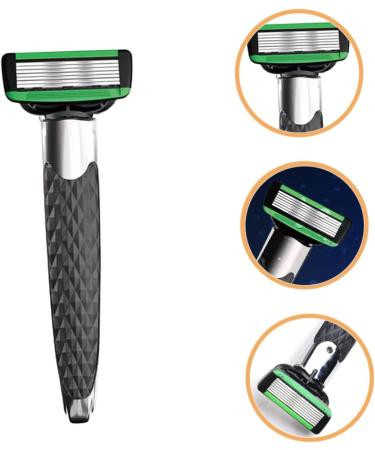 Professional Short Handle Razor Set for Men - High-Quality Stainless Steel Blades & Razor Plane - Buy Online on GoSupps.com
