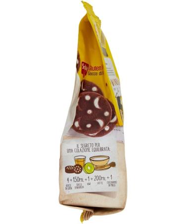  Sch r Pack of 6 Schar Gocce di Luna shortbread biscuits dark chocolate and cocoa 175g - Buy Online on GoSupps.com