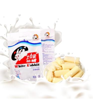 White Rabbit Toffee Milk sugar Childhood Tastes Toffee Small Gifts Snacks Shanghai Specialties White Rabbit Creamy Candy Gummies Chinese candy Original Gummies (227g) - Buy Online on GoSupps.com