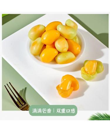 Thai Mango Soft Candy 76g/bag Mango Peelable Candy Fruit Juice Fudge Peeling Gummy Candy Healthy Desserts Gummy candy Wedding Candies Sweets peeled fruit candy snack gifts (Green mango 3bag) Green mango 3bag - Buy Online on GoSupps.com