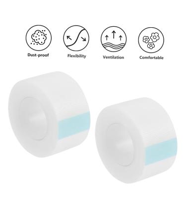 FRCOLOR White Tape 4 Rolls Duct Tape Clear Invisible Eyelid Tapes Tape Adhesive Tape Growth Zone Eyelid Tape - Buy Online on GoSupps.com
