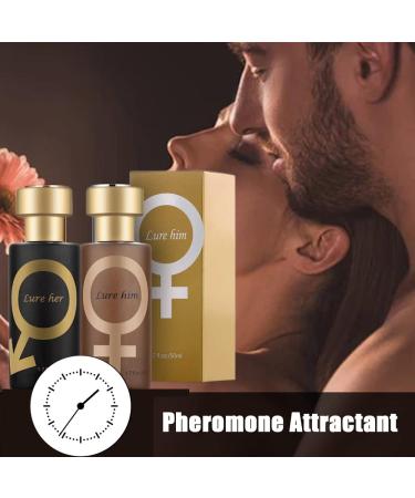 Golden Lure Pheromone Perfume 1.76oz - Attract Men & Women, Cologne for Him - Buy Online on GoSupps.com
