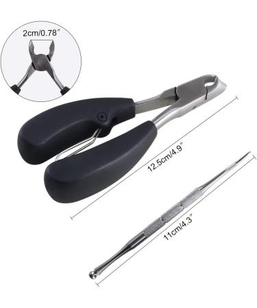 NACTECH Toenail Clippers Precision Heavy Duty Toe Nail Nippers Thick or Ingrown Nail Clippers Scissors Set with a Nail Lifter Gift Set Medical Grade Stainless Manicure Grooming Tool for Men Women - Buy Online on GoSupps.com