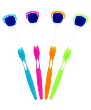 Tongue Scraper Tongue Brush Tongue Cleaner Brush Tongue Brush Scraper Helps Bad Breath Tongue Scrapers for adults (4PCS)