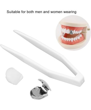 Unisex Removable Hip Hop False Tooth - Silver Halloween Costume Accessory for Men & Women - Buy Online on GoSupps.com