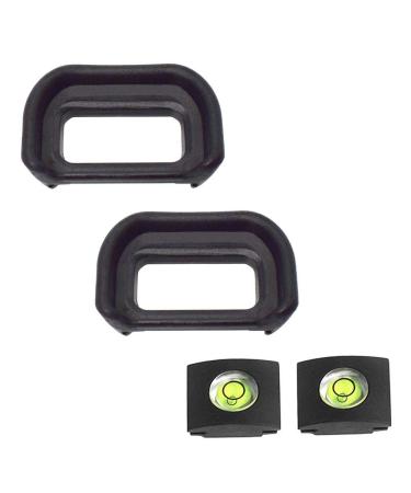 Eyepiece Eyecup Viewfinder Eye Cup for Sony Alpha A6500 A6400 A6600 Camera for viewfinder (2-Pack),ULBTER FDA-EP17 Eyepiece Eye Cup with Hot Shoe Cover (FAD-EP17)