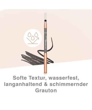 M. Asam Magic Finish Eye Designer Cosmic-Gray - Waterproof Eyeliner for Long-Lasting Color-Intensive Make-Up | Integrated Sponge for Easy Blending - Shop Internationally - Buy Online on GoSupps.com