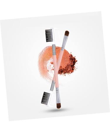 Housoutil 1 Eye Cosmetics Brushes Double Ended Brow Brush Lip Makeup Eyebrow Spoolie Women Makeup Brush Eye Powder Foundation Brush Eyelash Brush Miss Pink Double Sided Eye Shadow - Buy Online on GoSupps.com