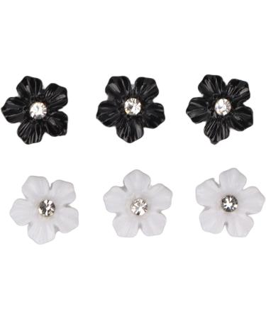 3D Cute Flowe Nail Charms Nail Glitter Charm Rhinestones Ornaments Nail Art Decorations Glitter Accessories for DIY Craft Nail Art Design Manicure Decor - Buy Online on GoSupps.com