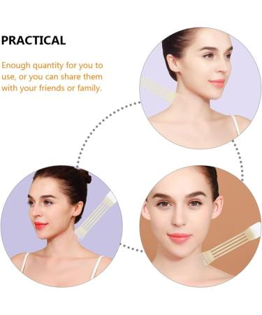 Invisible Neck Tape - 4Pcs Face & Neck Lifting Stickers for Women - Instant Double Chin & Saggy Skin Tightening - Buy Online on GoSupps.com